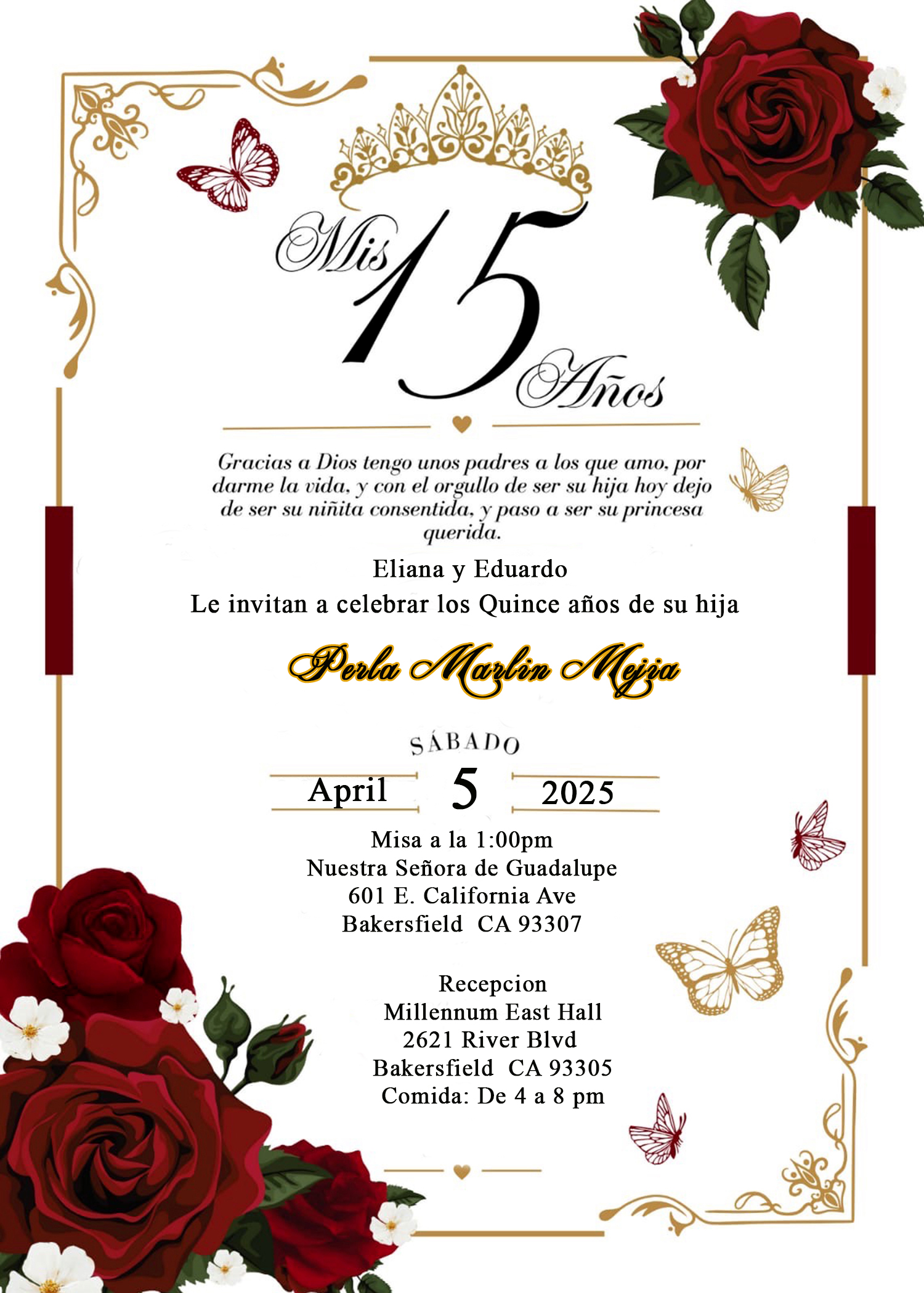 Eliana Invitacion 50 copy